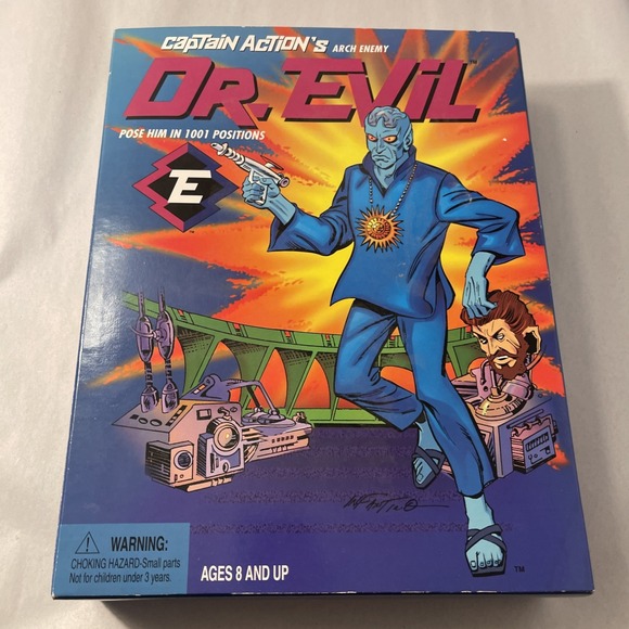 Playing Mantis Other - DR. EVIL Captain Action Arch Enemy Playing Mantis Villain Series New 1998